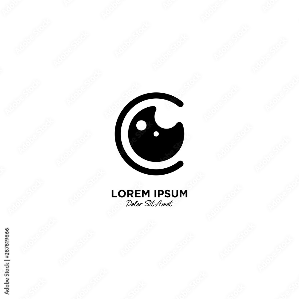 Initial Letter C for Camera Design Logo Vector Initial Letter C for Camera Design Logo Vector