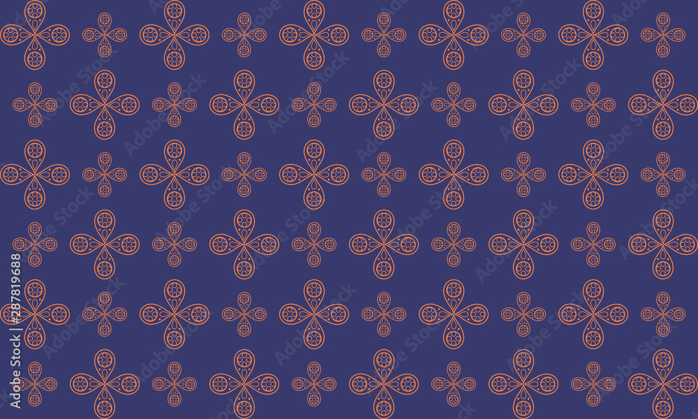 Simple Flower pattern background