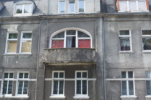 facade of a building,Darłowo 
