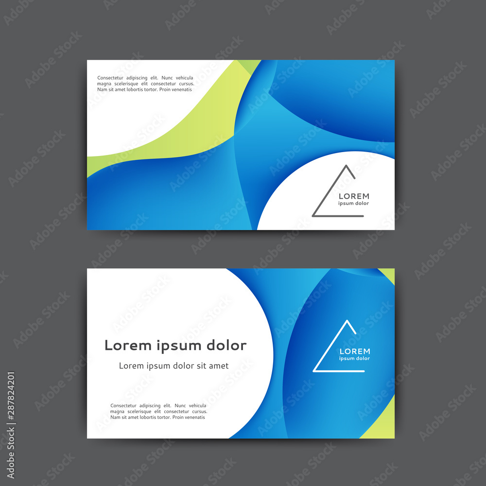 Fototapeta premium Business card template