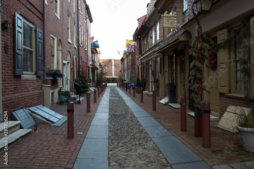 Elfreth's Alley In Philadelphia January 2019 photo