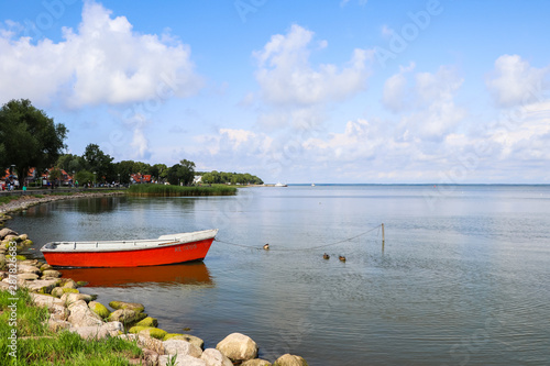 boat on the lake