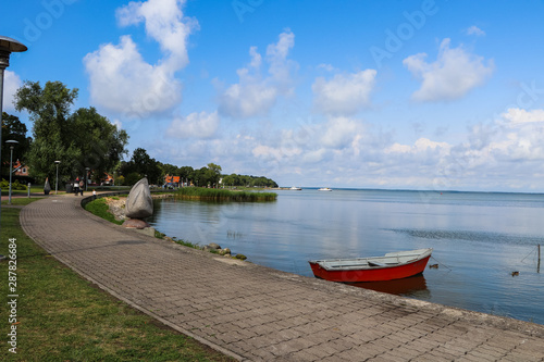 boat on the lake