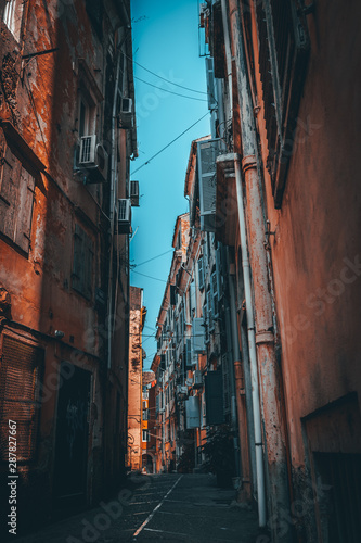 Corfu Old Town Narrow Alley