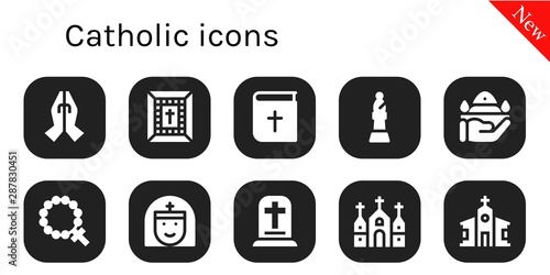 catholic icon set