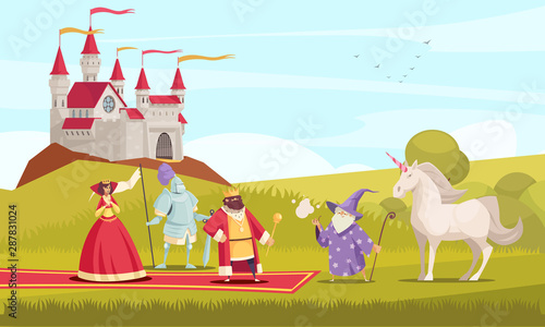 Fairy Tale Characters Background