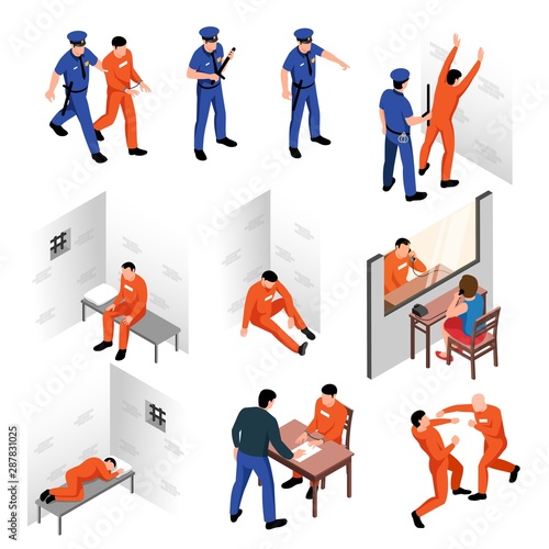 Prison Isometric Set