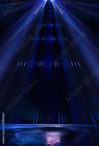 Dark background with lines ...