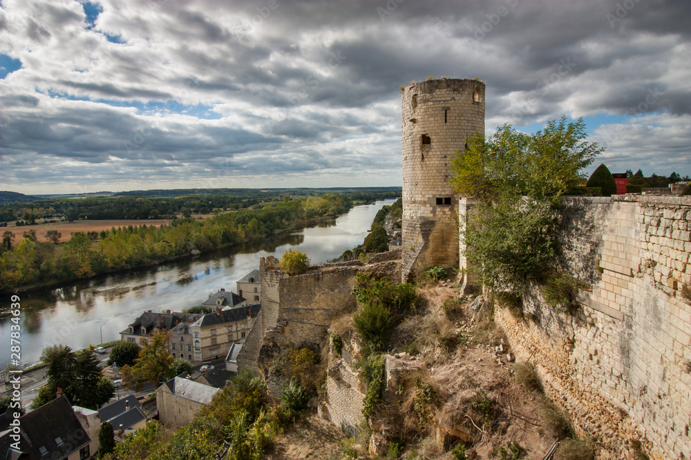 A Medieval Watch Tower, Chinon, France.