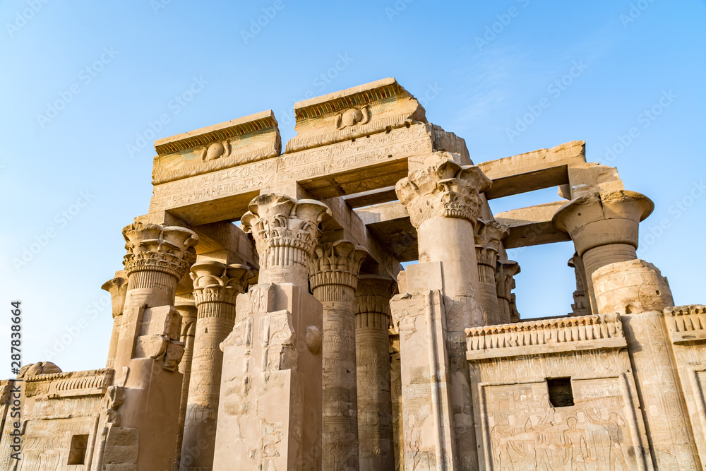 Kom Ombo Temple of the crocodile god Sobek in Egypt