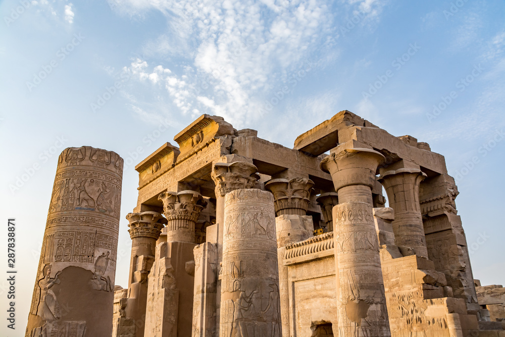 Kom Ombo Temple of the crocodile god Sobek in Egypt