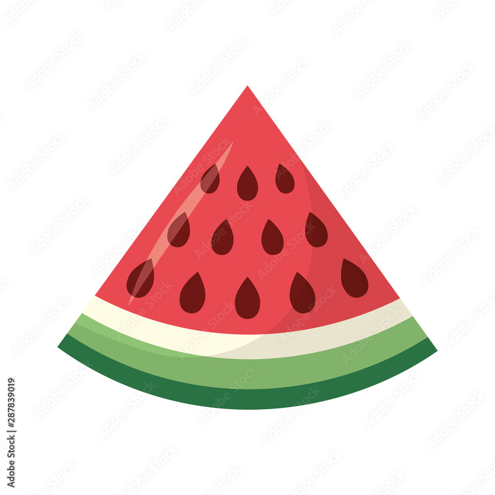Isolated watermelon fruit vector design Isolated watermelon fruit vector design