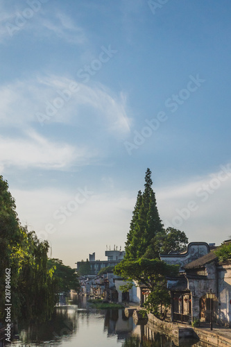 Wallpaper Mural Chinese architecture by river in old town of Nanxun, China Torontodigital.ca
