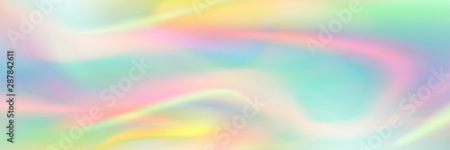 horizontal abstract pastel holographic texture design for pattern and background