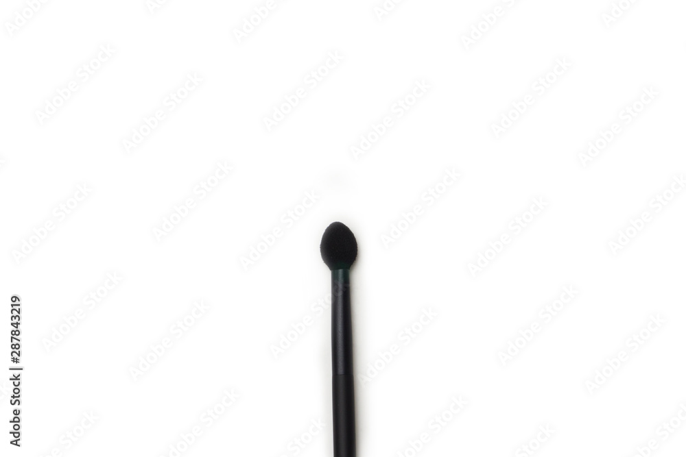 eye shadow brushes on white background eye shadow brushes on white background