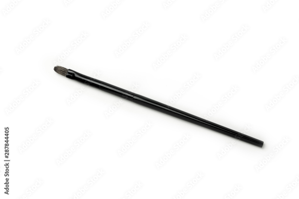 makeup eye shadow brush on white back ground makeup eye shadow brush on white back ground