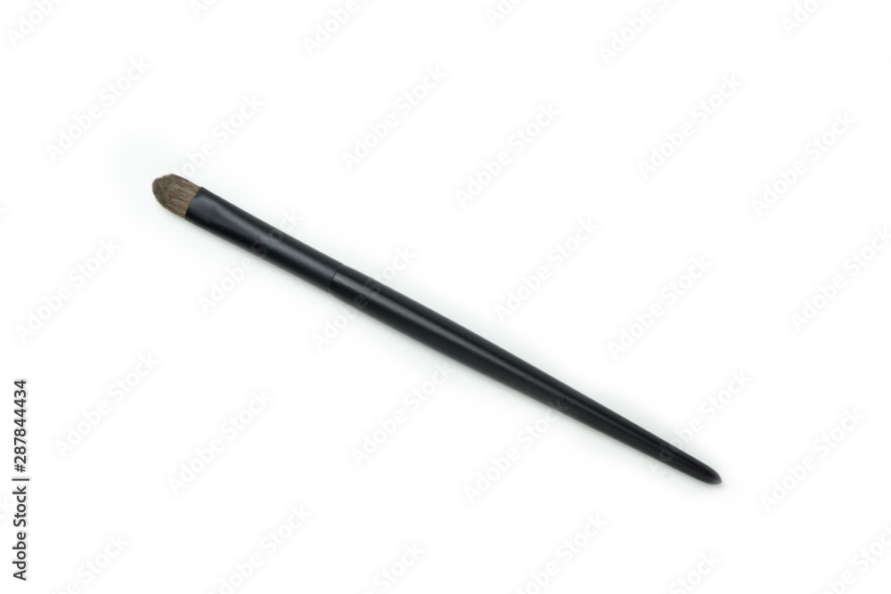 makeup eye shadow brush on white back ground makeup eye shadow brush on white back ground
