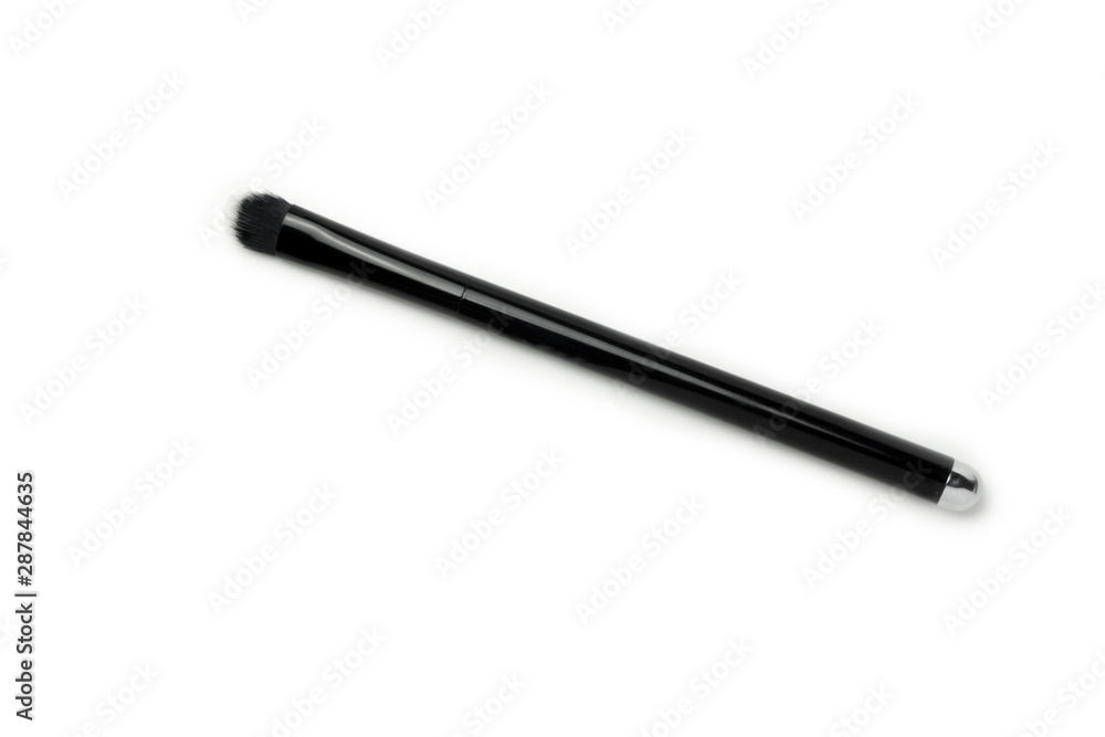 makeup eye shadow brush on white back ground makeup eye shadow brush on white back ground