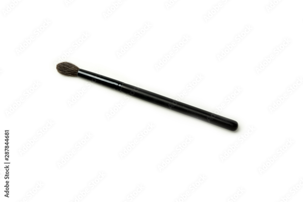 makeup eye shadow brush on white back ground makeup eye shadow brush on white back ground