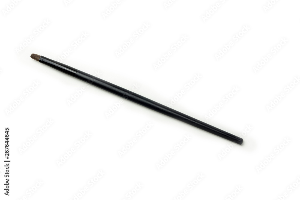 makeup eye shadow brush on white back ground makeup eye shadow brush on white back ground