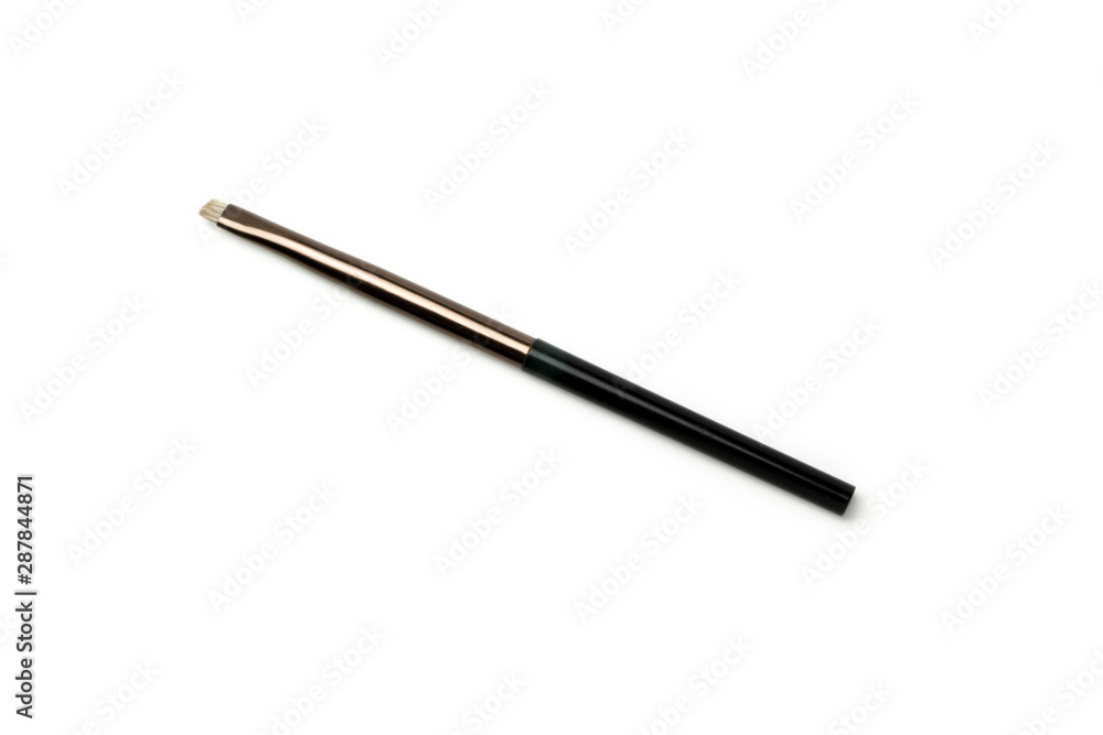 makeup eye shadow brush on white back ground makeup eye shadow brush on white back ground