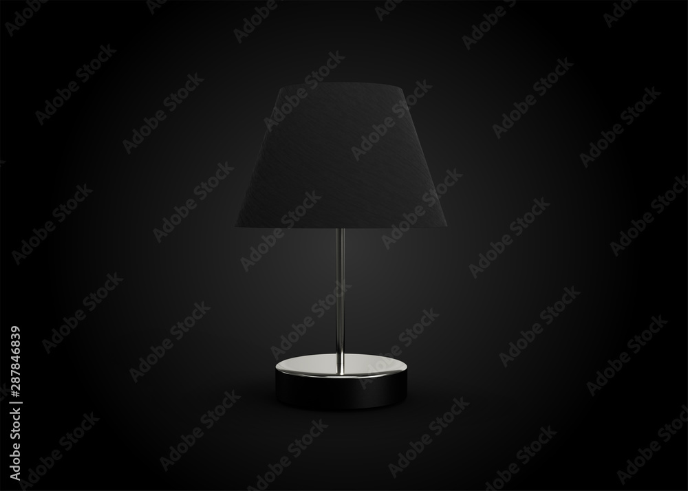 Bedside Lamp Antique Style Design 3D Render Bedside Lamp Antique Style Design 3D Render