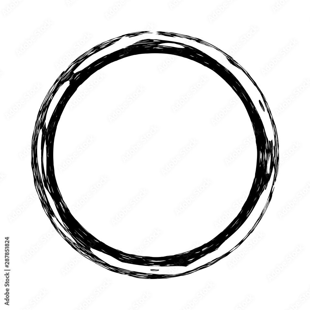 Circle Grunge Stamp Circle Grunge Stamp