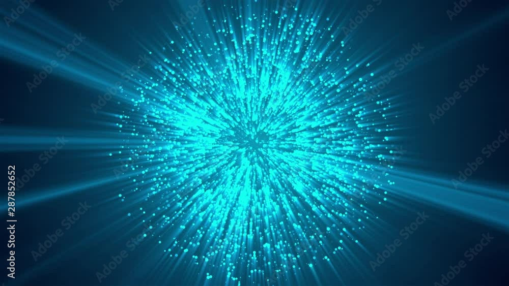 Many abstract small blue particles in sphere shape in space, computer generated abstract background, 3D rendering Many abstract small blue particles in sphere shape in space, computer generated abstract background, 3D rendering