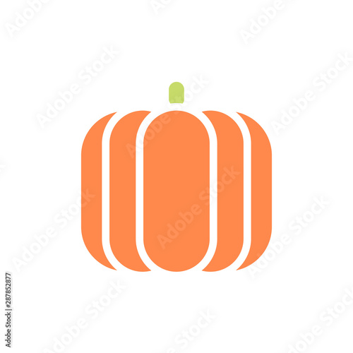 Pumpkin icon vector, pumpkin sign