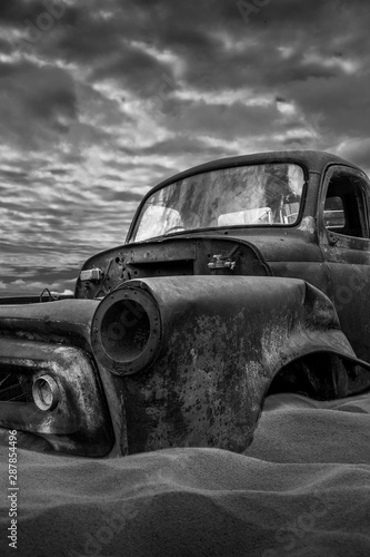 Old rusted truck
