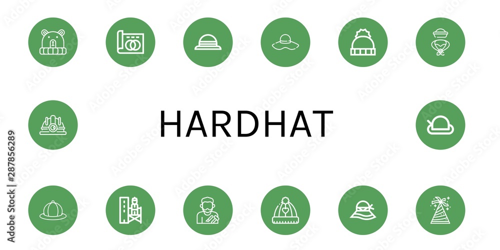 Set of hardhat icons such as Hat, Greyscale, Supervisor, Craftsman, Hard hat , hardhat Set of hardhat icons such as Hat, Greyscale, Supervisor, Craftsman, Hard hat , hardhat