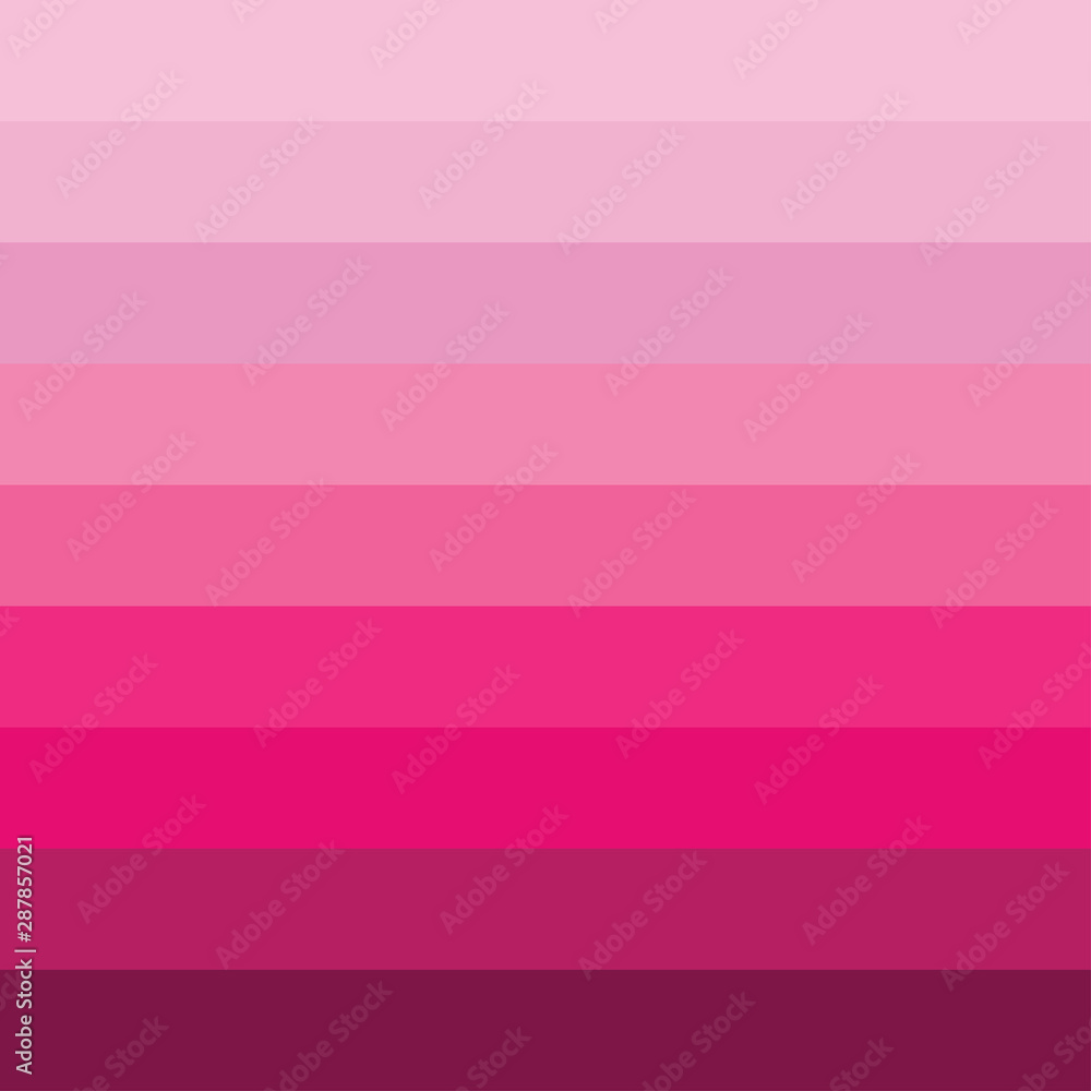 Pink color palette vector illustration