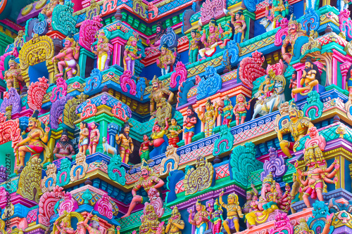 Beautiful Thiruvanaikoil Hindu Temple Tower in Trichy