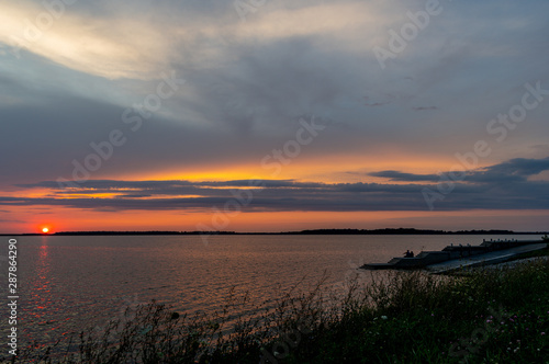 Sunset and Shoreline