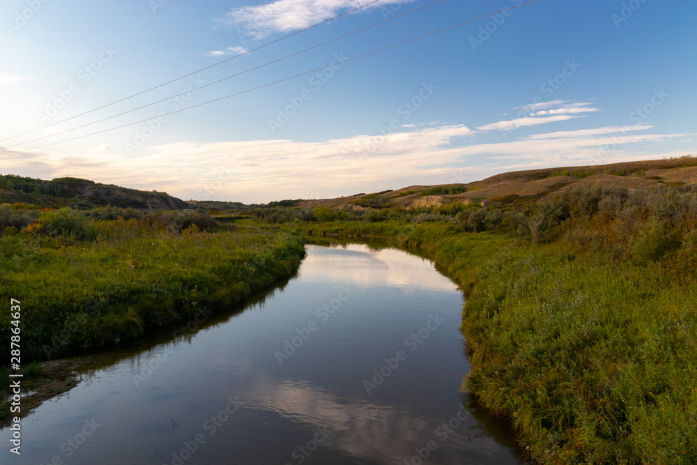Stream in rural Saskatchewan 