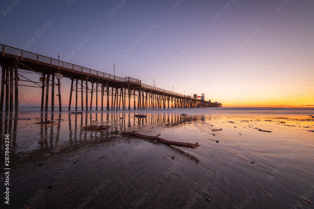 Oceanside Pier Sunset San Diego County
