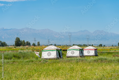 traditional Mongolian Yurt,home of nomads in Mongolia © xiaoliangge