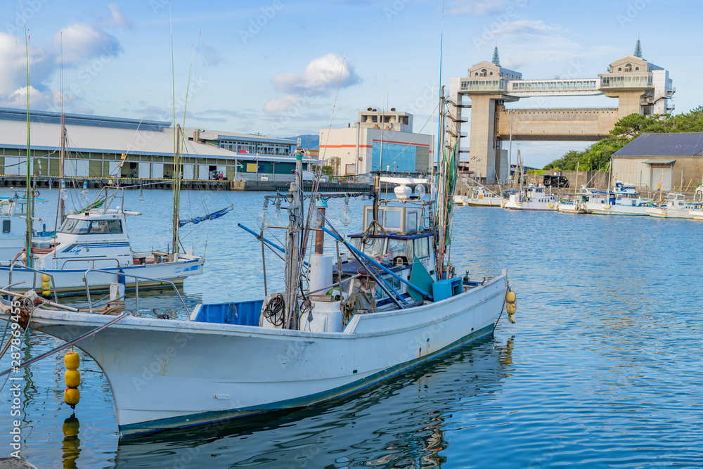 Fototapeta premium 静岡県沼津市 沼津港