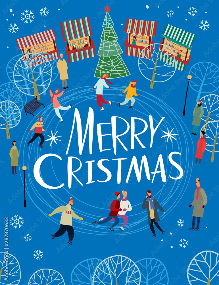 Fotografie Greeting card Merry Christmas