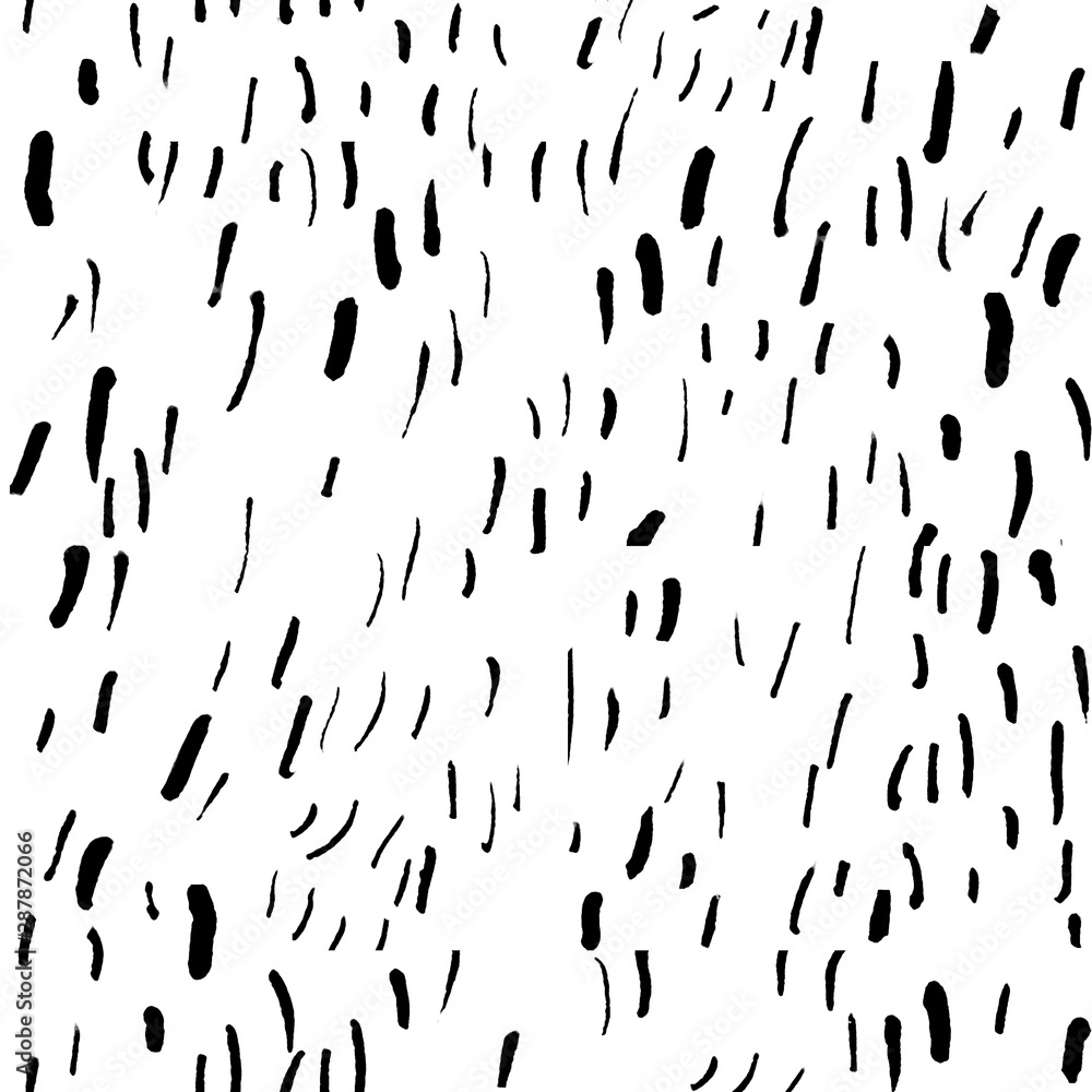 Seamless abstract pattern with strokes and spots, black-white. Computer graphics. Seamless abstract pattern with strokes and spots, black-white. Computer graphics.