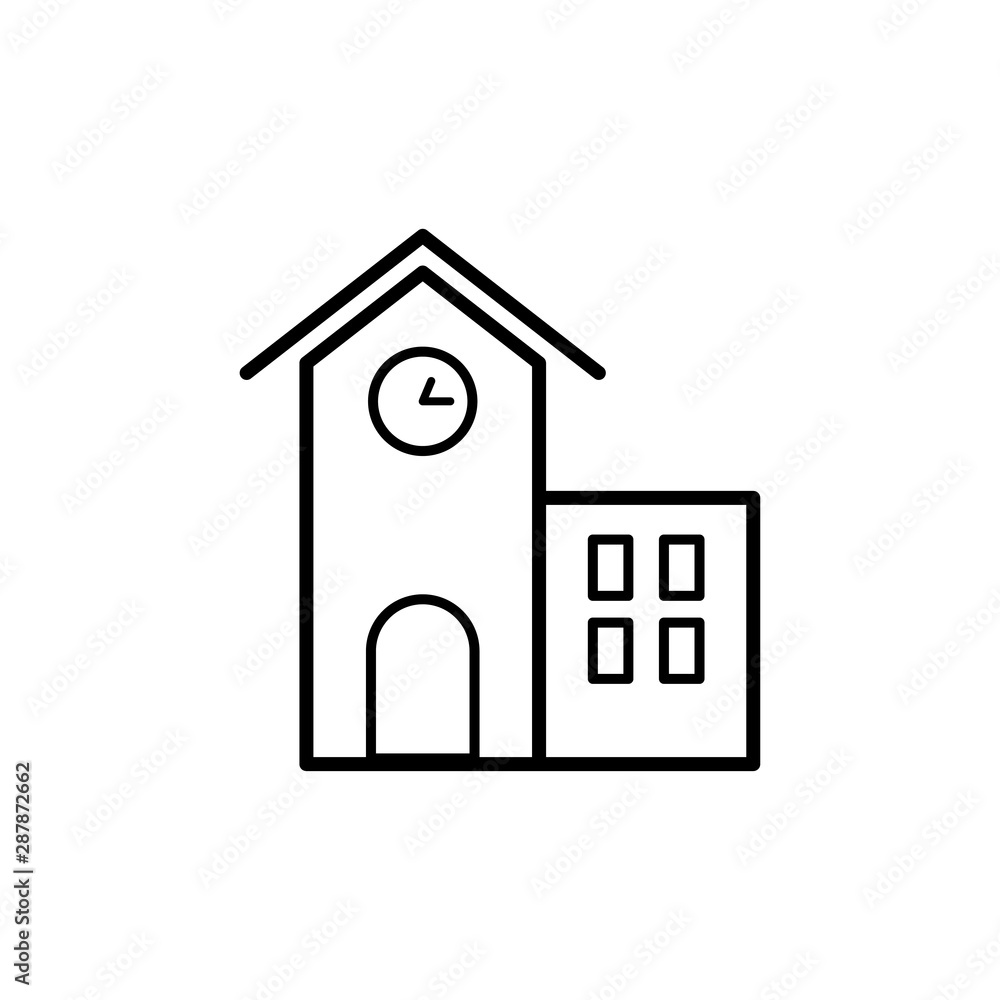 school building icon school building icon
