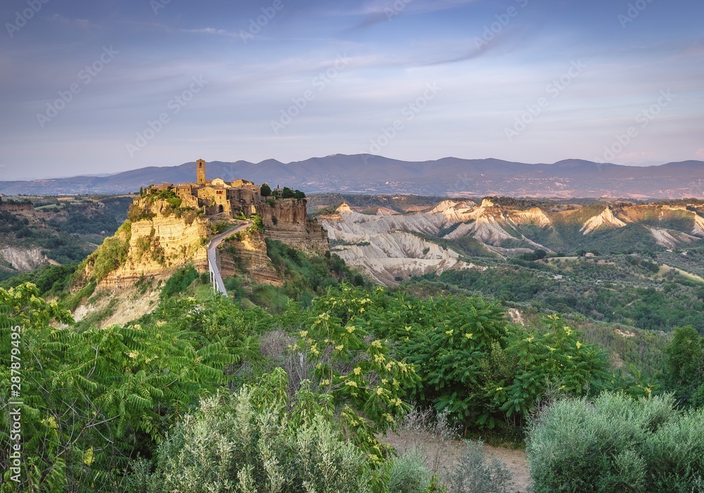 view of Civita di Bagnoregio