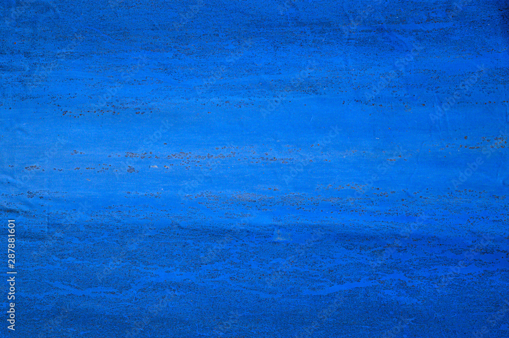 Blue canvas fabric texture.