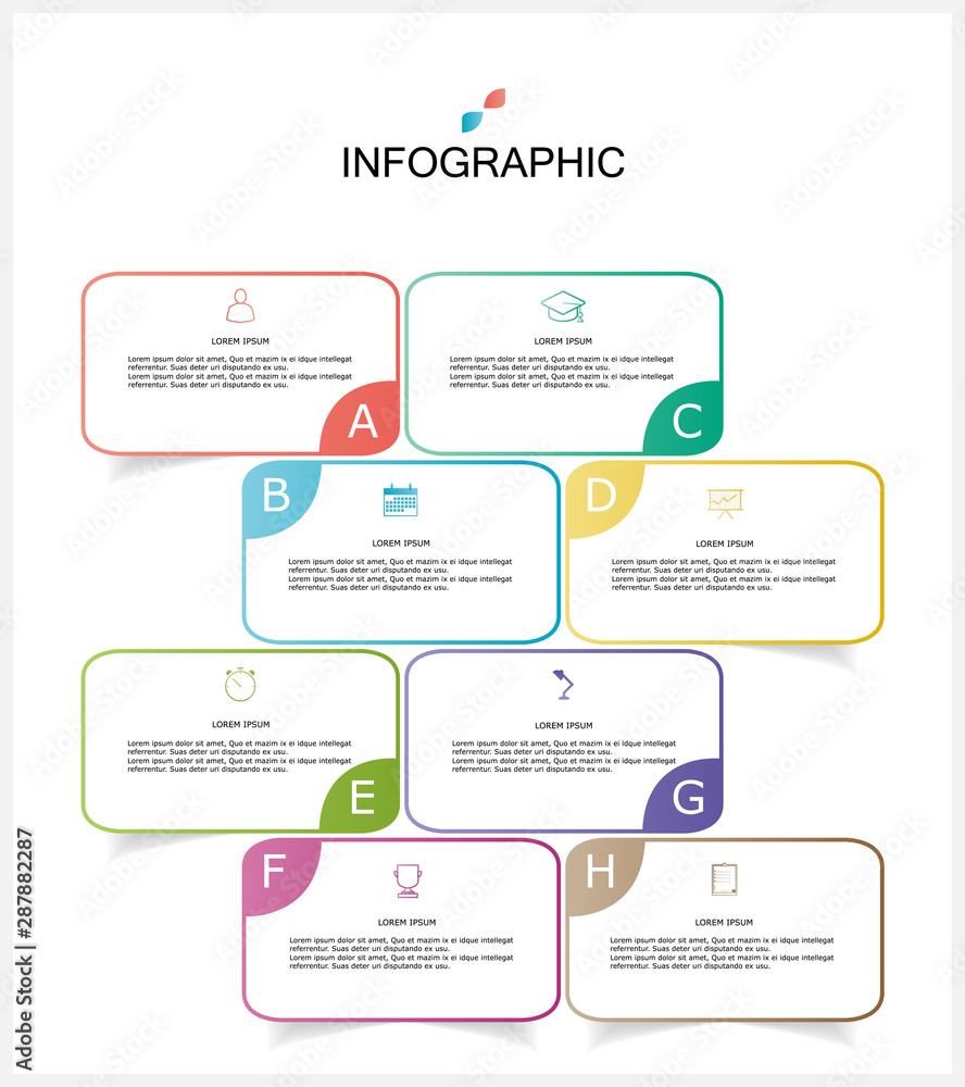 business infographic timeline design template and steps for shopping with icons and 5 steps. Can be used for workflow layouts, diagrams, annual reports, web design.