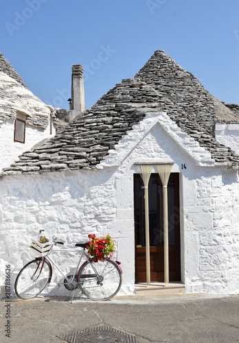 Obraz na płótnie Alberobello, Trulli, Włchy, Apulla w salonie
