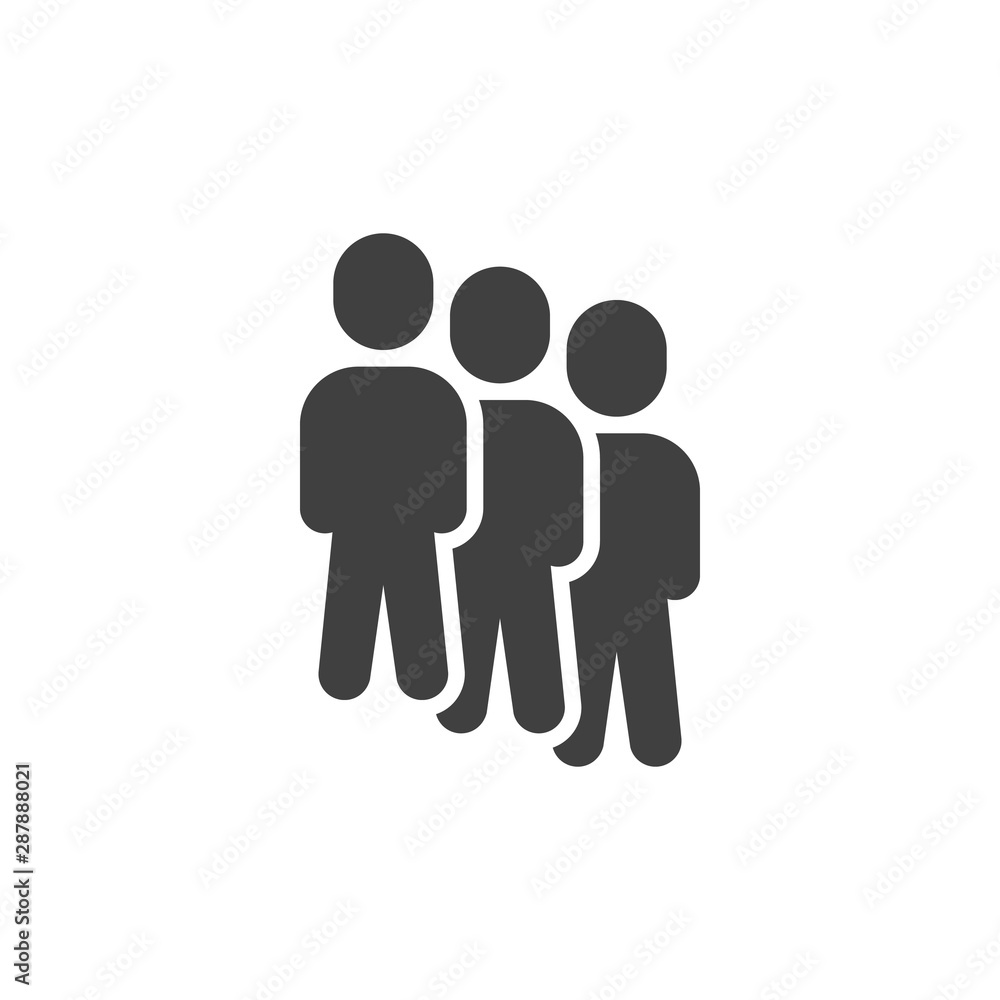 Teamwork group vector icon. Staff filled flat sign for mobile concept and web design. Three people group glyph icon. Symbol, logo illustration. Vector graphics Teamwork group vector icon. Staff filled flat sign for mobile concept and web design. Three people group glyph icon. Symbol, logo illustration. Vector graphics