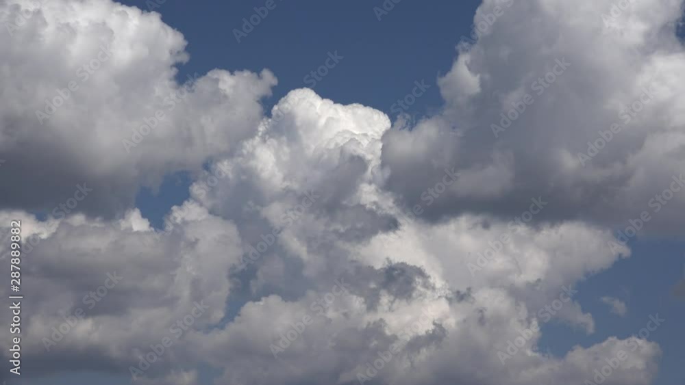 Fluffy Clouds on Sky, Time Lapse Dramatic Clouds, Timelapse Fluffy Clouds on Sky, Time Lapse Dramatic Clouds, Timelapse