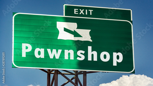 Street Sign to Pawnshop