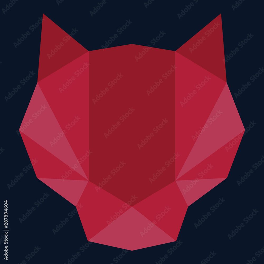 Fototapeta premium Panther Head logo icon vector illustration