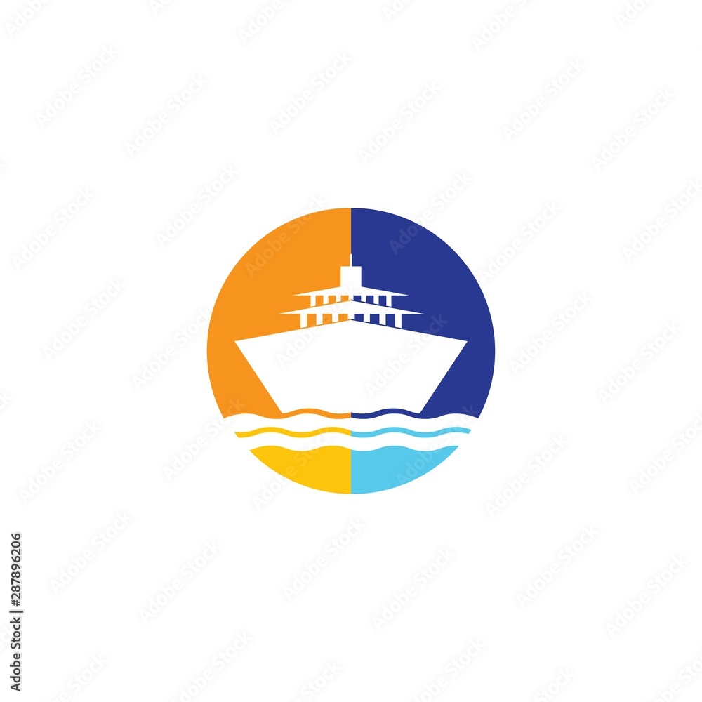 Boat logo template icon design Boat logo template icon design